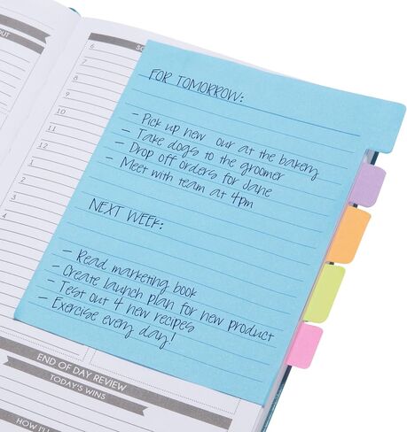 Panda Planner Sticky Notes Set – 140 Spring Colors Sticky Notes for Home, Office, & School – Tabbed, Dotted, Blank, & Lined Sticky Notes for Productivity & Organization (Spring Colors) in Saudi Arabia