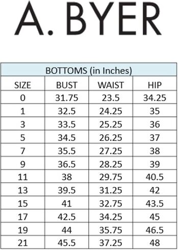 A. Byer Women's Misses Junior's Tropical Cambridge Trouser Pant in Kuwait