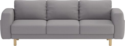 Durable Fabric Three 3 Seat Sofa Cover Replacement Custom Made Compatible with IKEA Norsborg Sofa Couch Slipcover (Cotton White) in Saudi Arabia