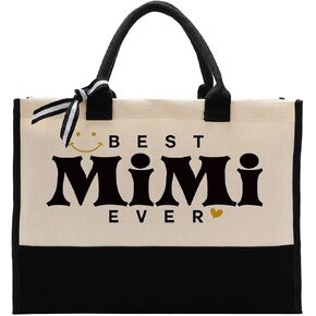 Canvas Bag Gift for GIGI, GIGI Gift, GIGI's Getaway Bag, Cotton Canvas Tote Bag, Shoulder Beach Bag, Reusable Shopping Bag, Women Canvas Bag Gift for Grandma, Birthday Mother's Day Gift for Grandma in Kuwait