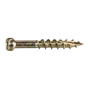 #8 x 2-1/2" Saberdrive Interior Trim Screws 1 LB, Approx. 139 Pieces, Durable Wood Screws, Serrated Thread for Secure Fastening, Avoid Cam Out in Kuwait