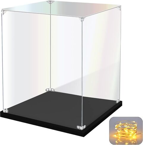 Basketball Display Case, Clear Acrylic Display Case for Full Size Basketball, Basketball Display Stand for Autographed Basketball Display, Watch The Video to Assemble in Kuwait