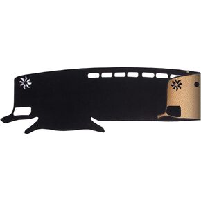 ترقية غطاء لوحة القيادة Dacron مناسب لـ 2001 2002 2003 2004 2005 2006 Lex-us LS430 فعال مضاد للوهج، يقلل الانعكاس، حماية من الشمس، مقاوم للغبار، مقاوم للأشعة فوق البنفسجية - رمادي in Kuwait