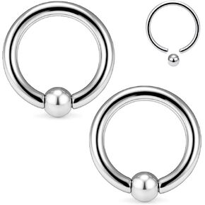 Octptiy 6G 8G Titaniumm Septum Rings الطبية زرع الصف مقاييس الأنفاق أقراط تمتد عدة هيبوالرجينيك حاجز الأنف الشفاه حلقة الأذن شحمة هوب القرط ثقب المجوهرات النساء الرجال 12 مم 14 مم 16 مم in Kuwait