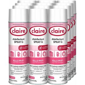كلير CL1001-12pk بخاخ مطهر Q- Country Fresh Scent؛ 17 أونصة. الوزن الصافي، 12 قطعة in Kuwait