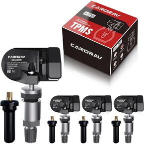 CARORAV TPMS Sensor,Tire Pressure Monitoring System(TPMS) fit for Ford Escape Fusion Mustang,Lincoln MKC MKX MKZ,OE Replaces#F2GT-1A180-AB,4-Pack in Kuwait