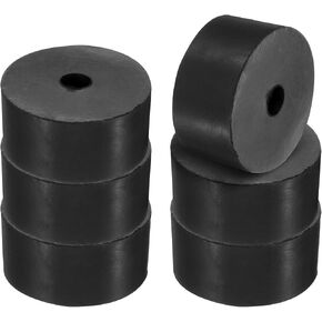 PATIKIL Multi Purpose Rubber Spacer, 6 Pcs 2.4"OD 0.47"ID 1.2"Thickness Neoprene Round Anti-Vibration Isolation Pads Isolator Rubber Bushings Spacer Washer for HVAC Bolts Car Accessories in Kuwait