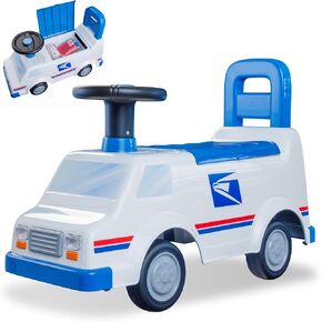 WADDLE Toddler Ride On Toy - Push Car, Interactive Musical Toys for Toddlers 1-3 with Microphone, Keyboard & Drumsticks, Toddler Activities, Foot to Floor, Durable Baby Car, Easy Assembly, Baby Toy in Kuwait