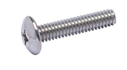 قطارة بولت 1/4 بوصة - 20 × 1-1/2 بوصة برغي آلة رأس تروس من الفولاذ المقاوم للصدأ (25 حزمة)، خيط خشن، 18-8 (304) من الفولاذ المقاوم للصدأ بواسطة قطارة بولت in Kuwait