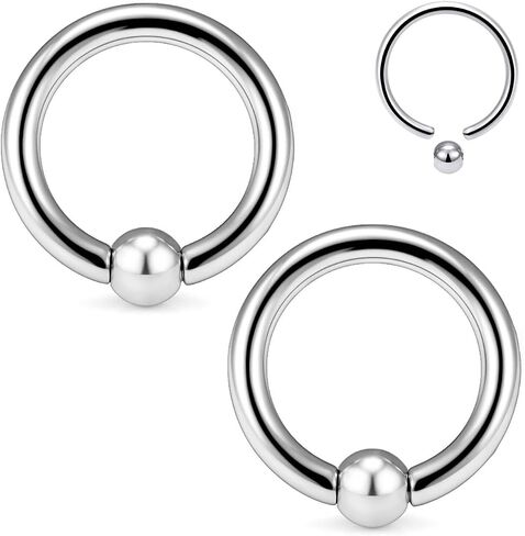 Octptiy 6G 8G Titaniumm Septum Rings الطبية زرع الصف مقاييس الأنفاق أقراط تمتد عدة هيبوالرجينيك حاجز الأنف الشفاه حلقة الأذن شحمة هوب القرط ثقب المجوهرات النساء الرجال 12 مم 14 مم 16 مم in Kuwait