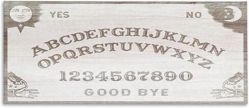 لوحة فنية جدارية من القماش من Stupell Industries Spooky Vintage Ouija Board من تصميم Lil' Rue in Kuwait
