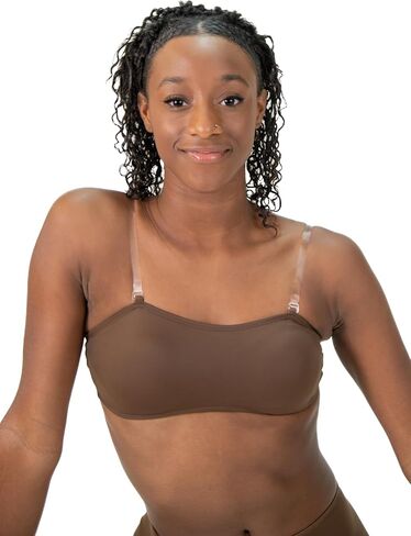 Body Wrappers 297 Women's Padded Underwire Bra with Clear Straps in Kuwait
