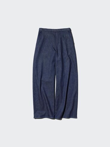 Uniqlo EZY Denim Relaxed Pants in Kuwait
