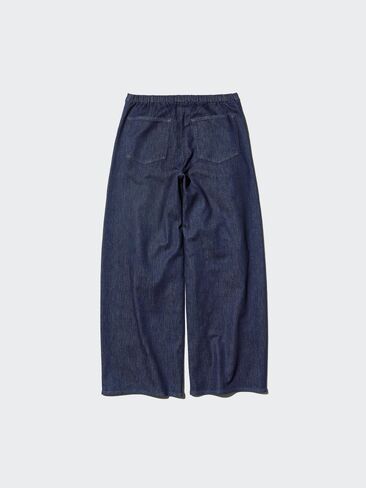Uniqlo EZY Denim Relaxed Pants in Kuwait