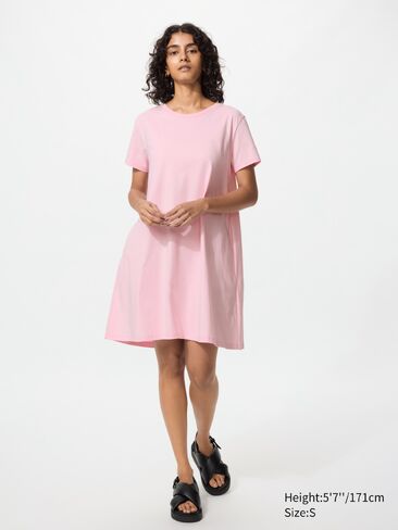 Uniqlo AIRism Cotton Mini Dress in Kuwait