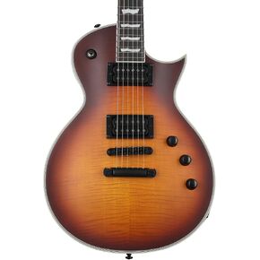 ESP 6 String LTD Deluxe EC-1000T CTM جيتار كهربائي، التبغ Sunburst Satin، يمين، (LEC1000TCTMFMTSBS) in Kuwait
