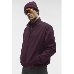 Alo Yoga Takeaway Track Full Zip Jacket - Rich Bordeaux in Kuwait