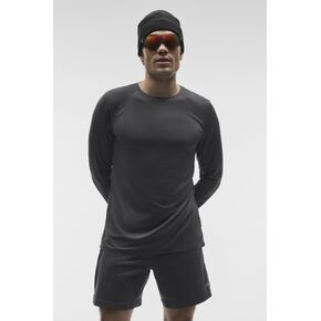Alo Yoga Idol Crewneck Long Sleeve - Anthracite in Kuwait