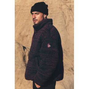 Alo Yoga Stage Sweater Puffer  - Rich Bordeaux Multi in Kuwait