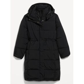 Old Navy Long Puffer Parka Jacket - Black Jack in Kuwait