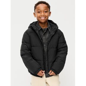 Old Navy Water-Resistant Puffer Jacket for Boys - Black Jack in Kuwait
