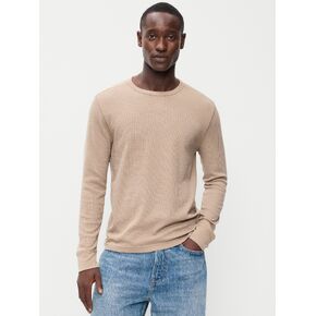 Old Navy Crew-Neck Waffle T-Shirt - Chocolate Malted in Kuwait