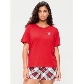 Old Navy Short-Sleeve Graphic Pajama T-Shirt - Amaryllis in Kuwait