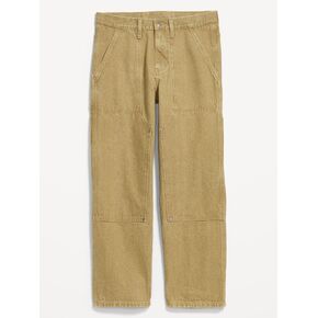 Old Navy 90s Baggy Double-Knee Carpenter Jeans - Warm Khaki in Kuwait