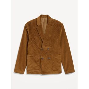 Old Navy Double-Breasted Corduroy Blazer - DOUBLE BREASTED BLAZER CORD:COFFEE GROUNDS in Kuwait