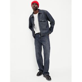 Old Navy Raw Denim Utility Jacket - Rinse in Kuwait