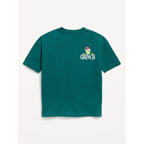 Old Navy Dr. Seuss™ Grinch Oversized Gender-Neutral Graphic T-Shirt for Kids - Jet Stream in Kuwait