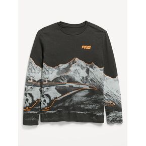 Old Navy Long-Sleeve Graphic T-Shirt for Boys - Panther in Kuwait