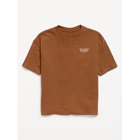 Old Navy Oversized Short-Sleeve Logo Graphic T-Shirt for Boys - Horsing Around in Kuwait