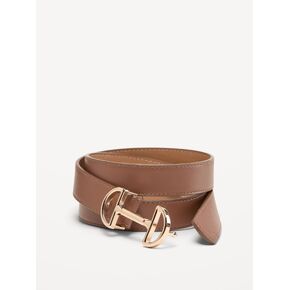 Old Navy Horsebit Belt for Women - Saddle in Kuwait