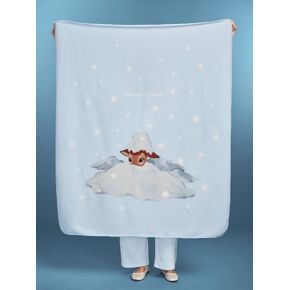 Old Navy Old Navy x Disney Bambi Fleece Blanket for the Family - Light Blue in Kuwait