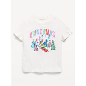 Old Navy Dr. Seuss™ Grinch Unisex Graphic T-Shirt for Toddler - Sea Salt in Kuwait
