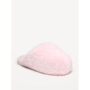 Old Navy Faux-Fur Slippers for Women - Blush On You in Kuwait