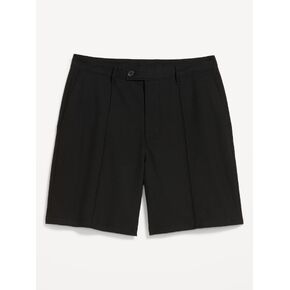 Old Navy Baggy Creased Twill Dress Shorts -- 8-inch inseam - Black Jack in Kuwait