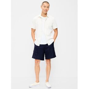 Old Navy Baggy Creased Twill Dress Shorts -- 8-inch inseam - In the Navy in Kuwait