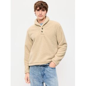 Old Navy Shawl-Collar Sherpa Pullover - A Stone's Throw in Kuwait
