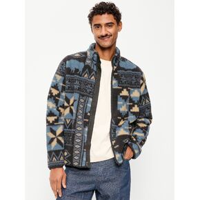 Old Navy Sherpa Full-Zip Jacket - Blue Buffalo in Kuwait