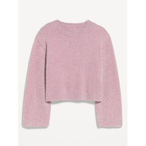Old Navy Oversized Shine Crew-Neck Sweater - Rose Dawn in Kuwait