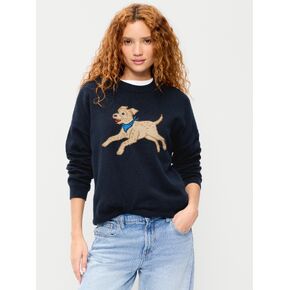 Old Navy SoSoft Loose Crew-Neck Sweater - Magic the Dog in Kuwait