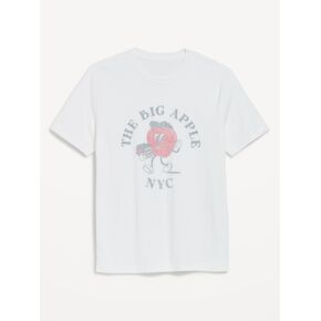 Old Navy Soft-Washed Crew-Neck Graphic T-Shirt - White Lilies in Kuwait