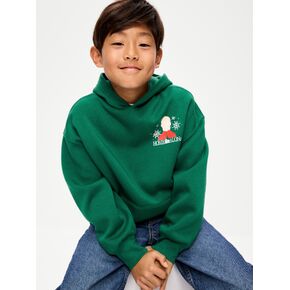 Old Navy Home Alone™ Oversized Gender-Neutral Pullover Hoodie for Kids - Java Fern in Kuwait