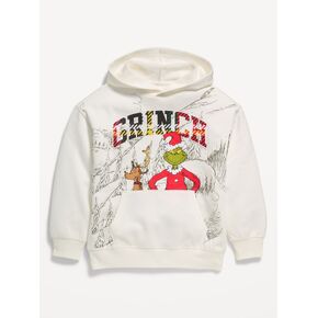 Old Navy Dr. Seuss™ Grinch Gender-Neutral Oversized Pullover Hoodie for Kids - Sea Salt in Kuwait