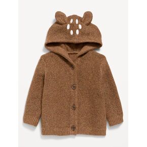 Old Navy Critter Hooded Cardigan Sweater for Baby - Toasted Pecan in Kuwait