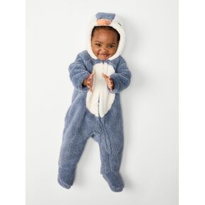 Old Navy Critter Sherpa Hooded Footed One-Piece for Baby - Penguin in Kuwait