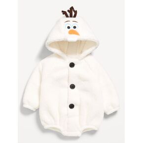 Old Navy Disney© Long-Sleeve Sherpa Hooded One-Piece Romper for Baby - Olaf in Kuwait