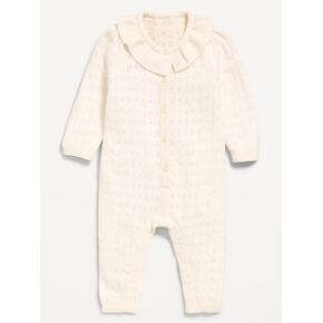 Old Navy Pointelle-Knit Button-Front One-Piece for Baby - Creme De La Creme in Kuwait